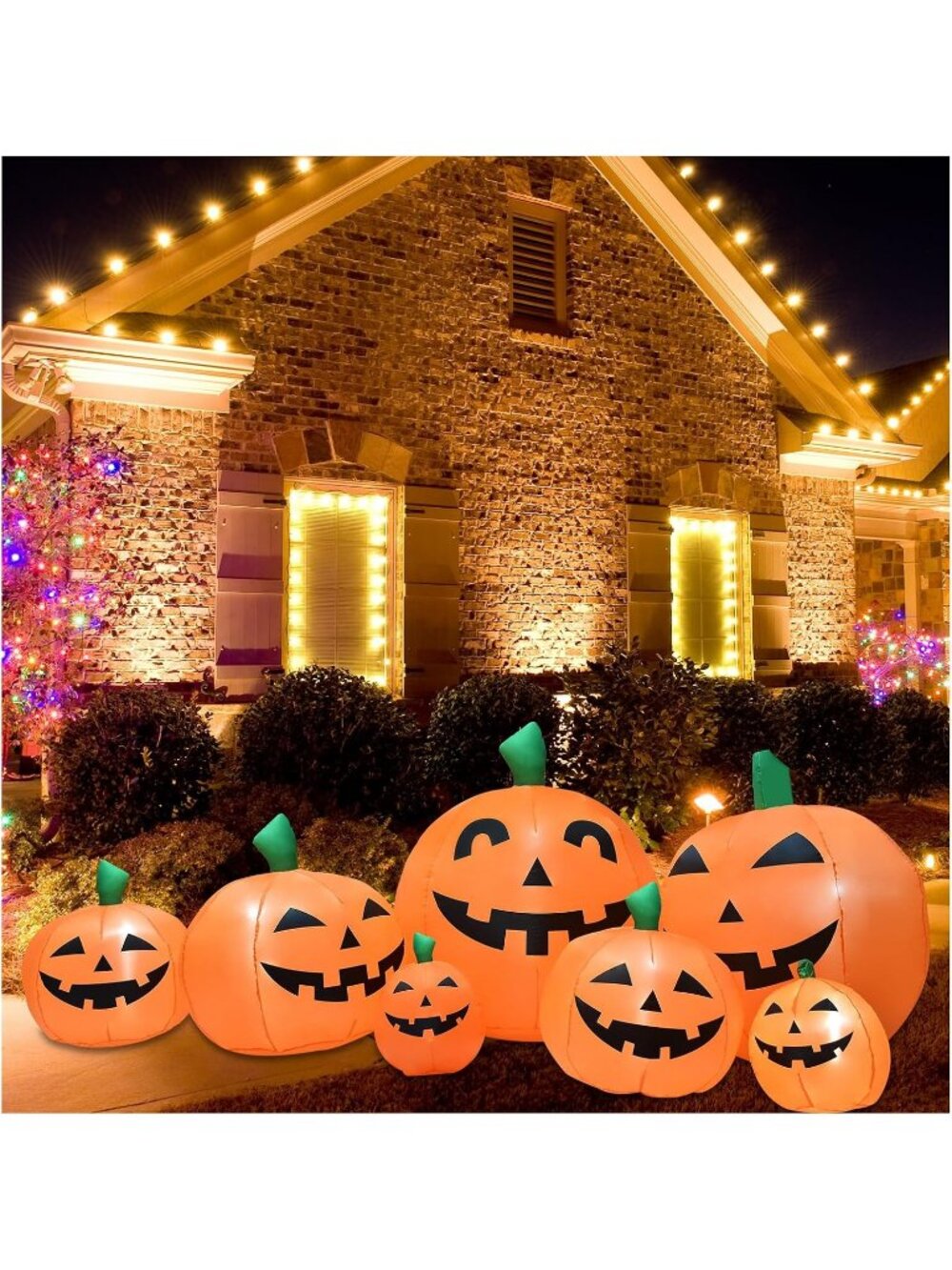 🎃8.5FT Halloween Inflatables Pumpkins LED Lights Hocus Pocus Outdoor Decoration